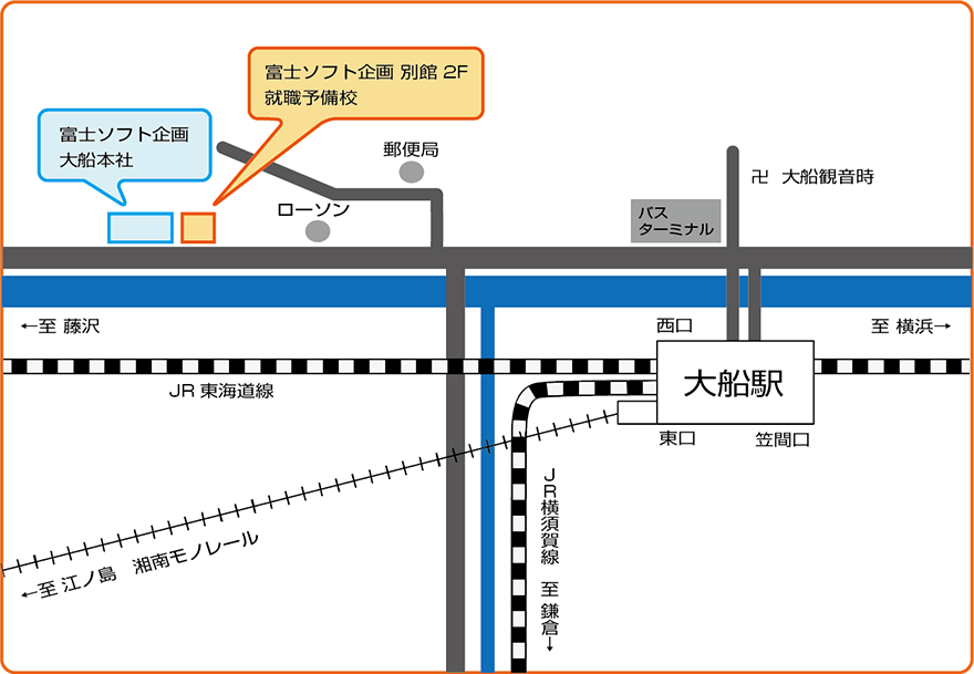 事業所までの地図